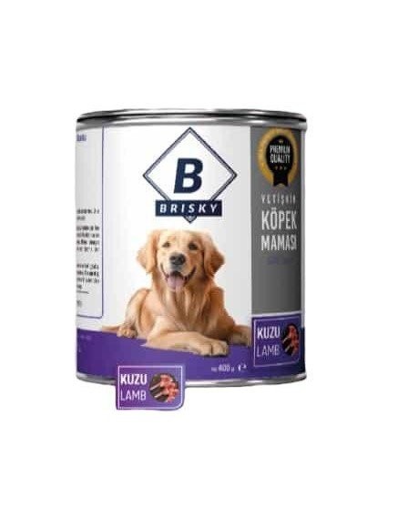BRISKY 400 GR CANNED DOG WITH LAMB MEAT*12