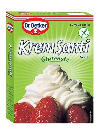 DR.OETKER GLUTENSİZ KREM ŞANTİ SADE 75GR*8