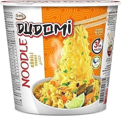 DUDOMI NOODLE GLASS 60 GR CURRY*24