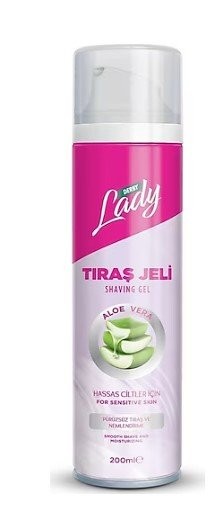 DERBY LADY TIRAŞ JELİ 200 ML ALOE VERA *12