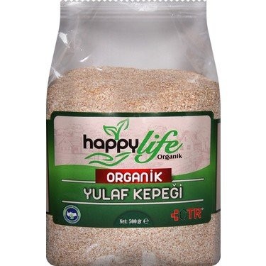 HAPPY LIFE 500 GR ORGANIC OAT BRAN *12