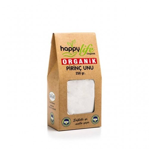 HAPPY LIFE 250 GR ORGANIC RICE FLOUR *12