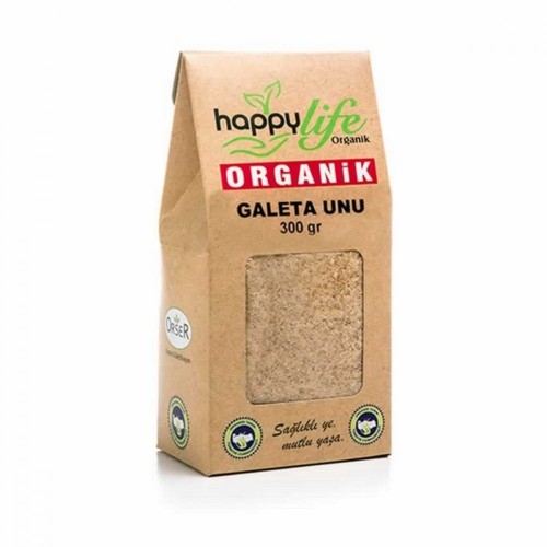 HAPPY LIFE 350 GR ORGANIC BREAD FLOUR *12