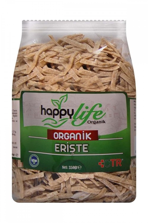 HAPPY LİFE 350 GR ORGANİK ERİŞTE*12