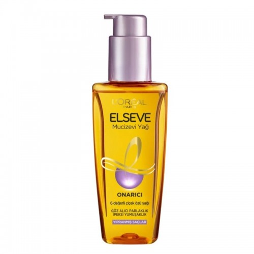 ELSEVE 100 ML SAÇ BAKIM YAĞI ONARICI*6