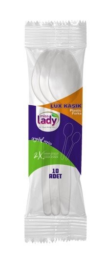 MİSS LADY 10 LU LÜX PLASTİK KAŞIK*50