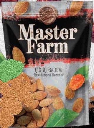 MASTER FARM İÇ TATLI BADEM ÇİĞ 160*12