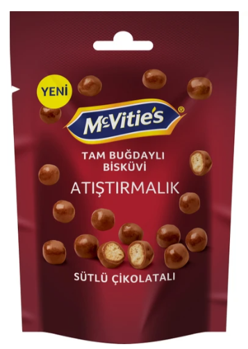 ÜLKER MCVITIEST boules biscuit enrobées de choco. au lait 67GR*14