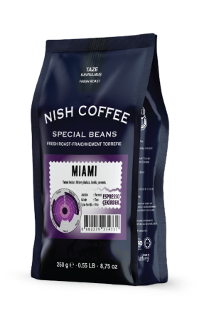 NISH COFFEE ESPRESSO 250 GR MIAMI*24