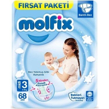 MOLFİX FIRSAT PAKET (68) MİDİ(NO:3)*3