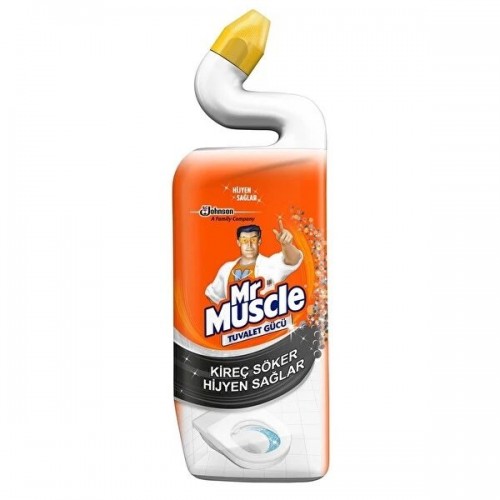 MR.MUSCLE 750 ML WC TEMİZLEYİCİSİ JEL KİREÇ SÖKÜCÜ*12