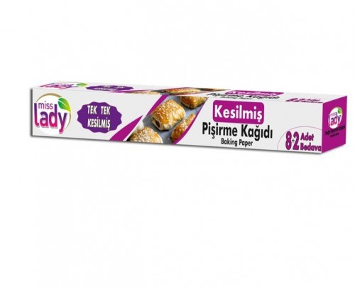 MİSS LADY PİŞİRME KAĞIDI KESİLMİŞ (8+2AD)*24