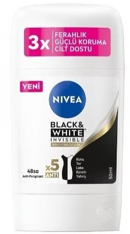 NİVEA STİCK 50ML BAYAN INVISIBLE İPEKSİ PÜRÜZSÜZLÜK*1