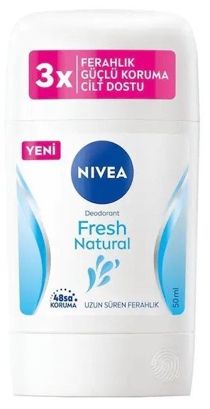 NİVEA STİCK 50ML BAYAN FRESH NATURAL*1