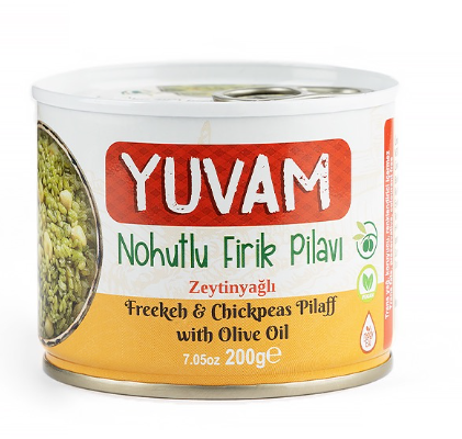 YUVAM 200 GR CANNED FRIK RICE WITH CHICKPEAS *24