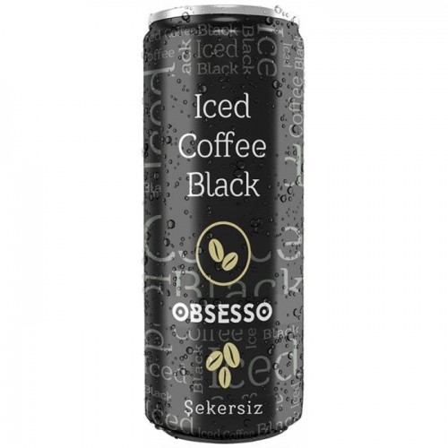 OBSESSO ICED COFFEE BLACK 250ML*12