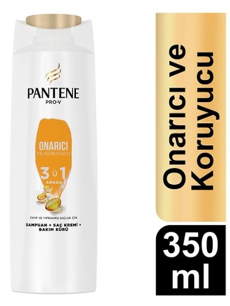 PANTENE SHAMPOING.350 ML RÉPARATEUR 3 EN 1*6