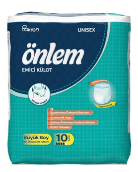 ÖNLEM STD ABSORBENT PANTY PATIENT DIAPER LARGE(95-125CM)10*8