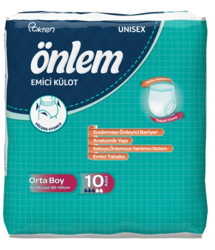 ÖNLEM STD EMİCİ KÜL.HAS.BEZ MEDİUM(80-105)10*8