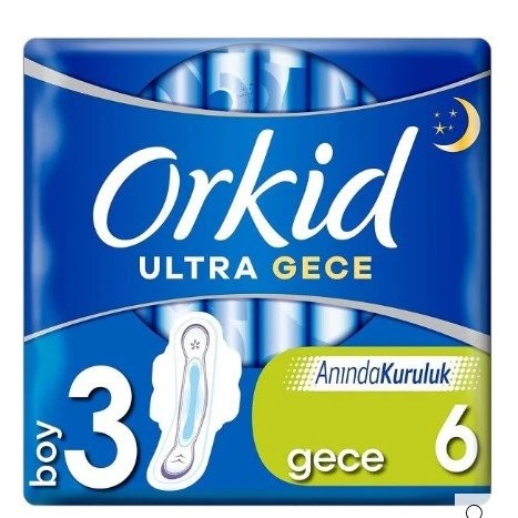 ORKİD ULTRA EXTRA TEKLİ GECE( 3 BEDEN) *24