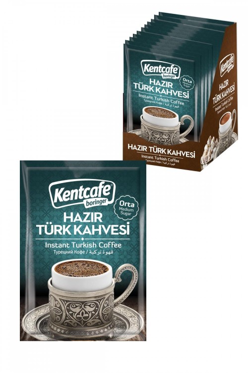 KENTCAFE INSTANT TURKISH COFFEE 12 PACK MEDIUM*12