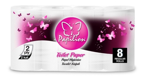 PAPİLİON PAPIER TOILETTE 8p *6