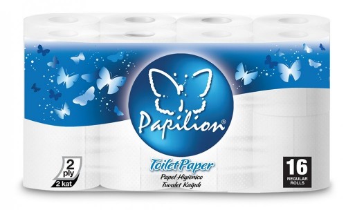 PAPILLON PAPIER TOILETTE 16p * 3