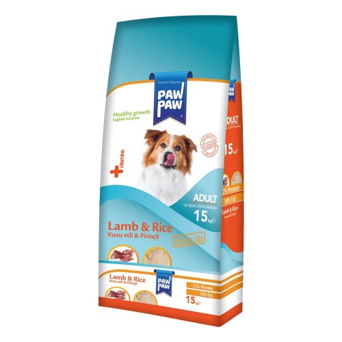 PAW PAW 15 KG PUPPY FOOD WITH LAMB*1