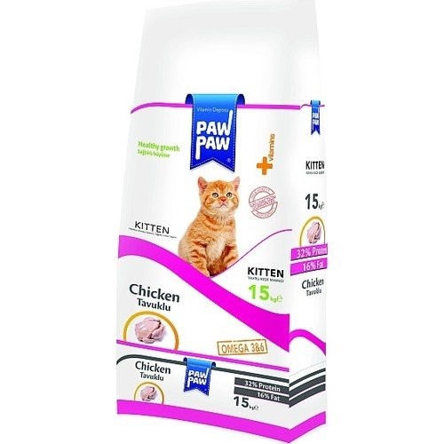 PAW PAW 15 KG KITT FOOD WITH CHICKEN*1