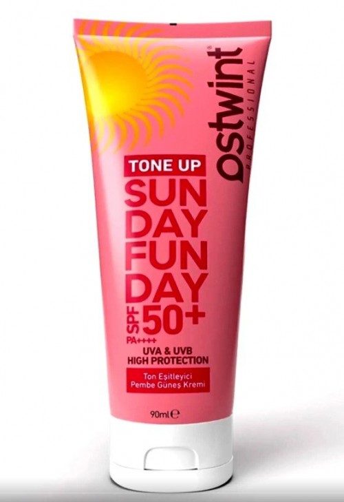 OSTWİNT GÜNEŞ KREM 90ML TON EŞİTLEYİC PEMBE 50+*48