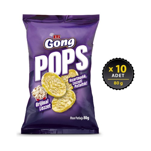 ETİ GONG POPS PLAIN .80 GR*10