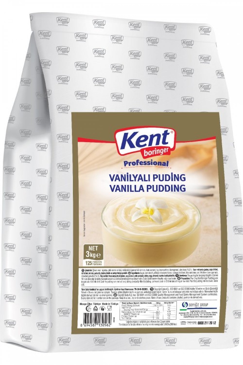 K.BORINGER 3 KG PUDDING VANILLA*4