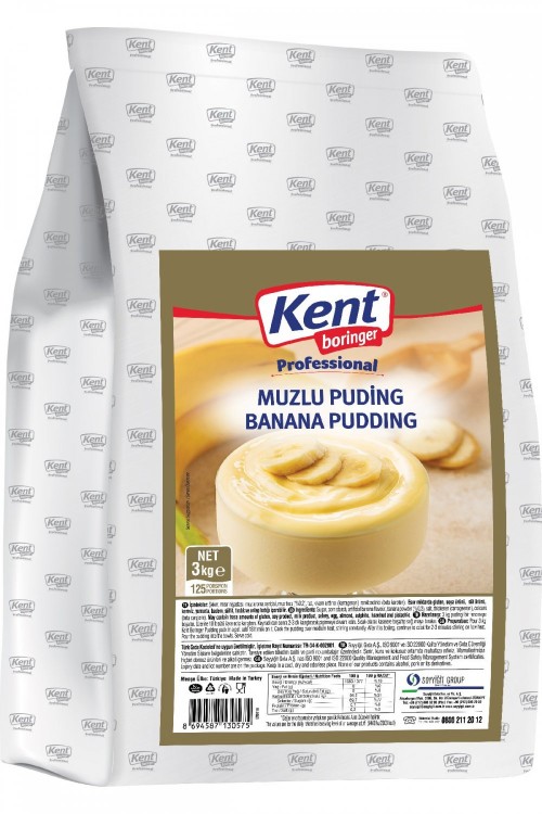 K.BORİNGER 3 KG PUDİNG MUZLU *4