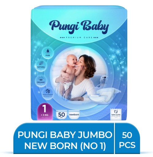 PUNGİ BABY JUMBO NEW BORN (NO 1) 50 PCS*5