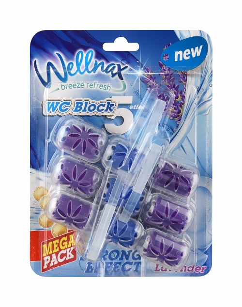 WELLNAX WC BLOCK 3 PIECES LAVENDER*24