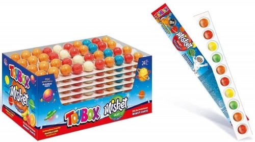 TOYBOX 23 GR PACK OF 10 MARBLES GUM*24