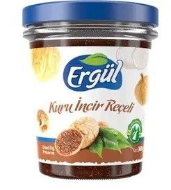 ERGÜL REÇEL 380 GR CAM KURU İNCİR *12
