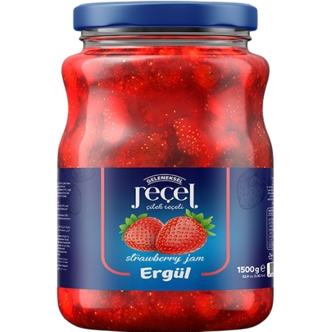 ERGÜL REÇEL 1500 GR CAM ÇİLEK *6