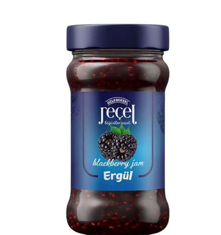 ERGÜL REÇEL 380 GR CAM BÖĞÜRTLEN*12