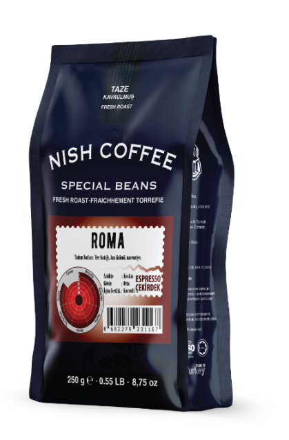 NISH COFFEE ESPRESSO 250 GR ROMA*24