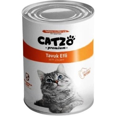 CATZO 400 GR CANNED CAT WITH PREMIUM CHICKEN MEAT*12
