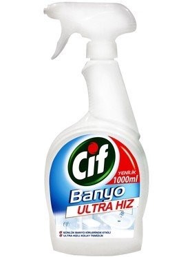 CIF SPRAY 1000 ML ULTRA LIME REMOVER BATH*9