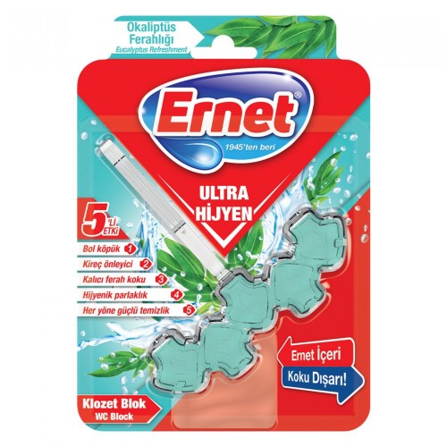 ERNET KLOZET BLOK ULTRA HİJYEN OKALİPTUS 50GR*24