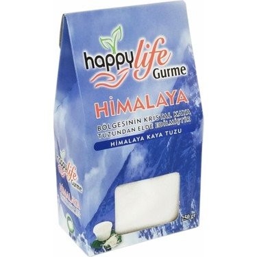 HAPPYLİFE 250 GR HİMALAYA KAYA TUZU (BEYAZ)*12