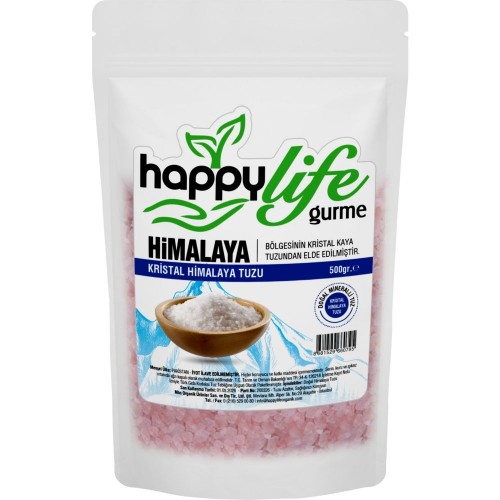 HAPPYLİFE 500 GR HIMALAYA ROCK SALT (CRYSTAL)*12