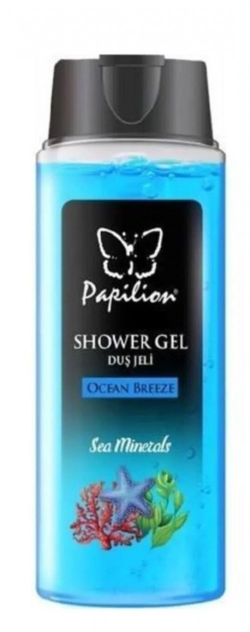 PAPILION SHOWER GEL 400 ML OCEAN BREEZE*12