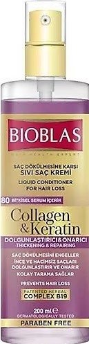 BİOBLAS 200 ML COLLAGEN KERATİN SAÇ KREMİ*6