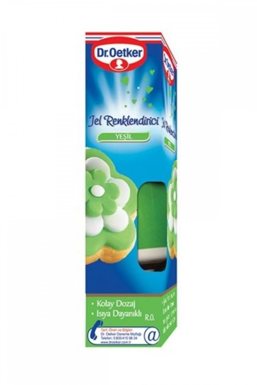 DR.OETKER COLOURANT GREEN 10 GR*6