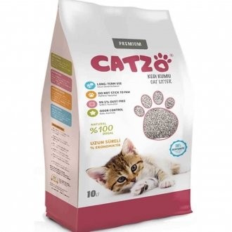 CATZO KEDİ KUMU 10 LT BENT.LAVANTA KOKULU*1