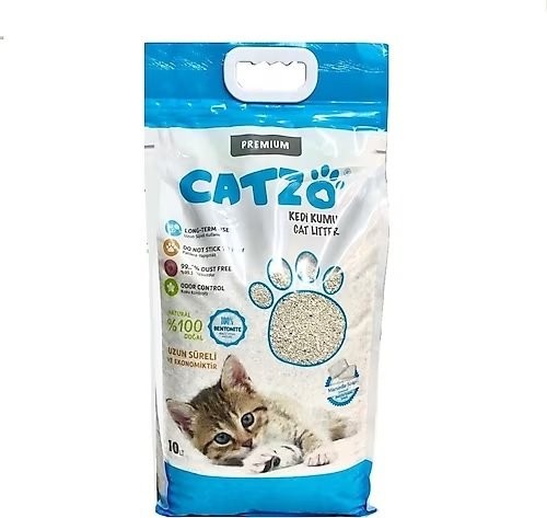 CATZO KEDİ KUMU 10 LT BENT. MARSİLYA KOKULU*1